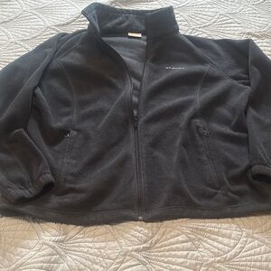 Columbia Black Full-Zip Fleece Jacket - Women's